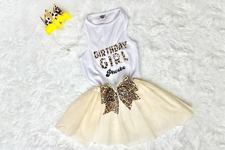 Personalized Birthday Girl Outfit