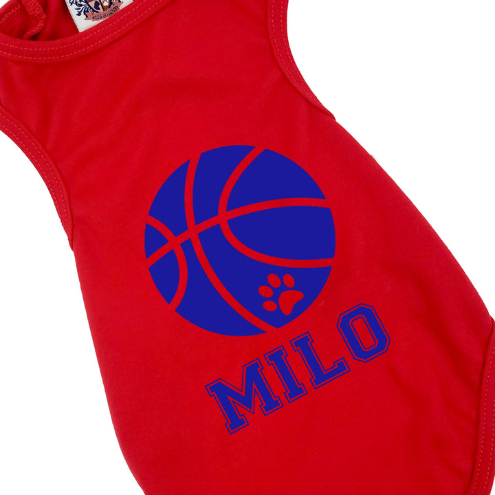 Dog Basketball Personalized Tee