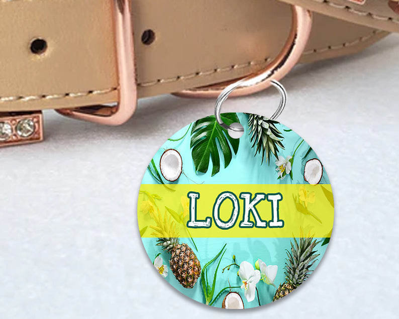 Pet ID Tag | Blue Coconut