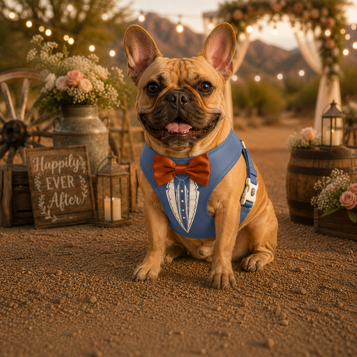 Groove Tuxedo Harness in Navy | 30 Bowtie Color Options