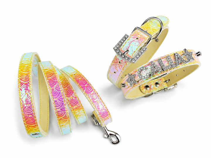Fire Opal Personalized Pet Collar