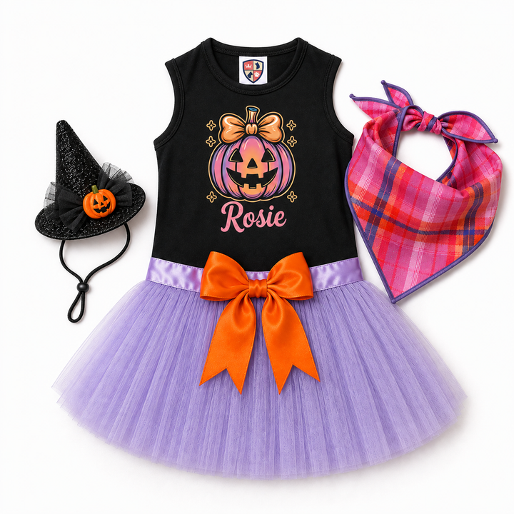 Coquette Pumpkin Halloween Dog Costume