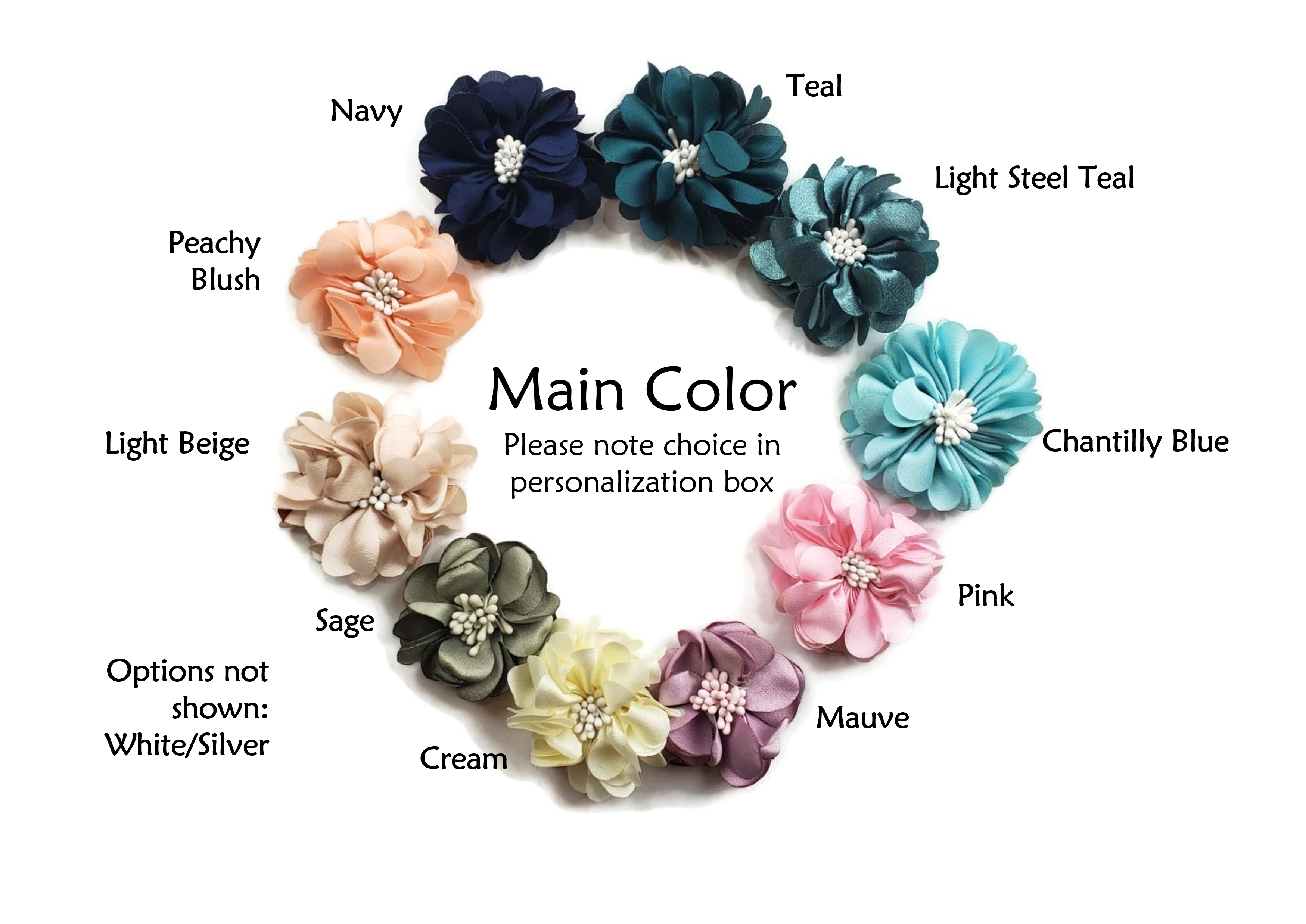Sunflower Succulent Wedding Leash and Collar | The Toto |  8 Color Choices