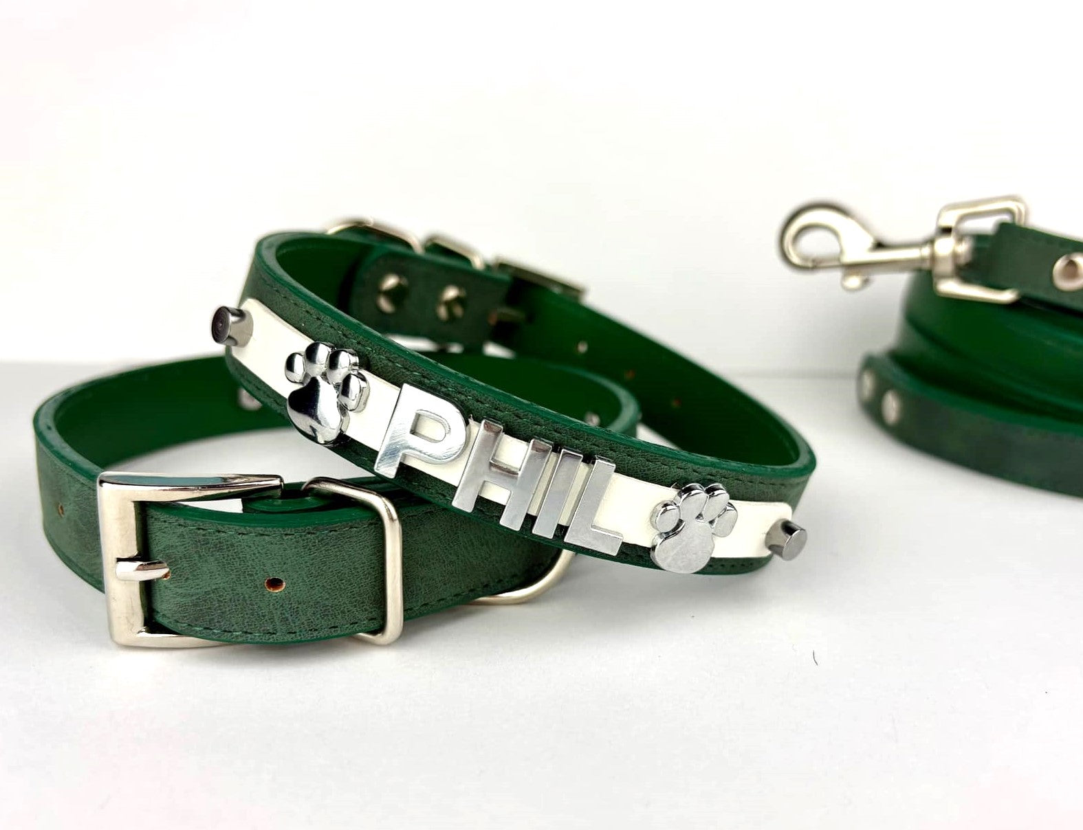 Green Spirit Series Personalized Collar | 9 Color Options