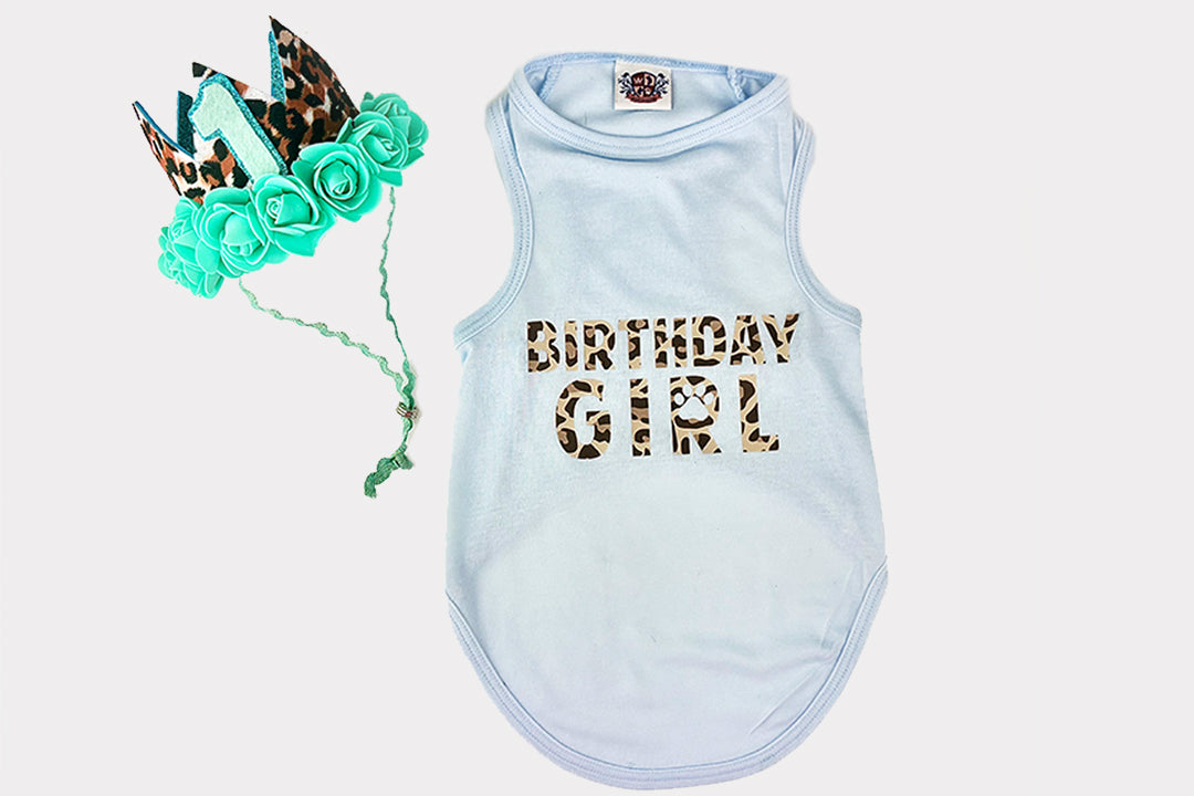 Birthday Girl Outfit | The Aqua Blue Cheetah