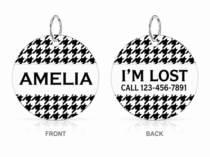 Collar | Houndstooth