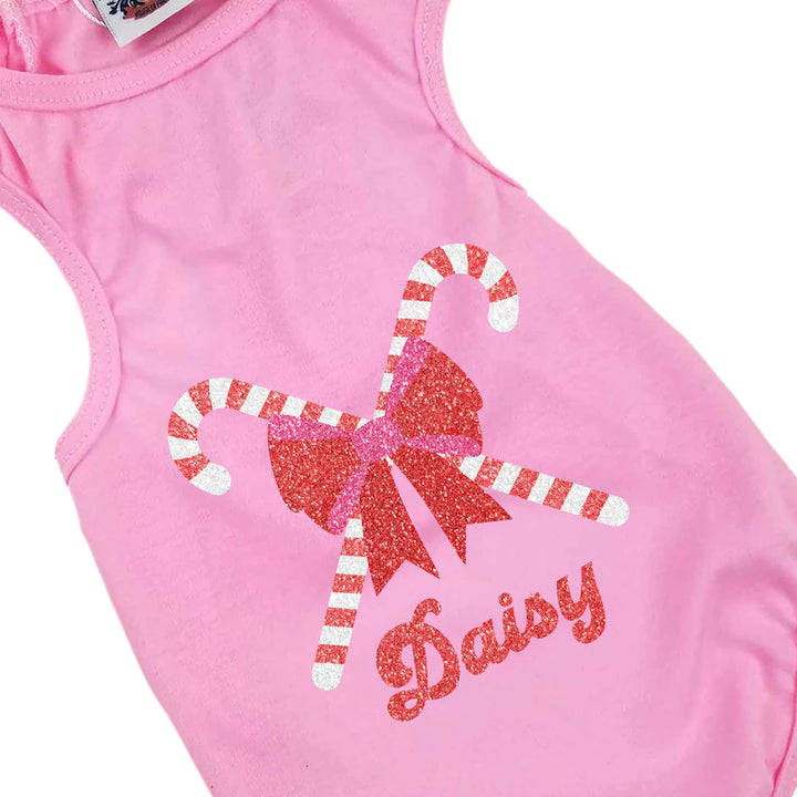 Personalized Christmas Candy Cane Costume