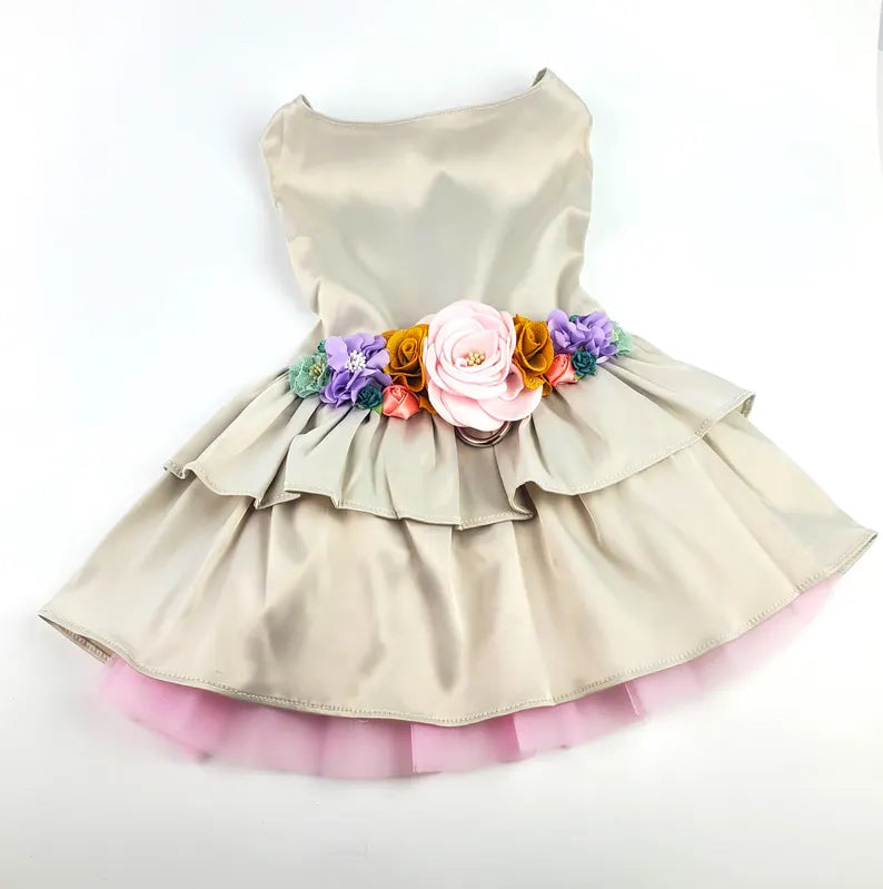 Satin Pet Easter Dress | The Margaret