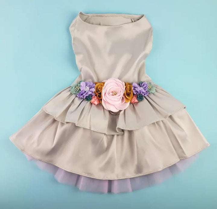 Satin Pet Easter Dress | The Margaret