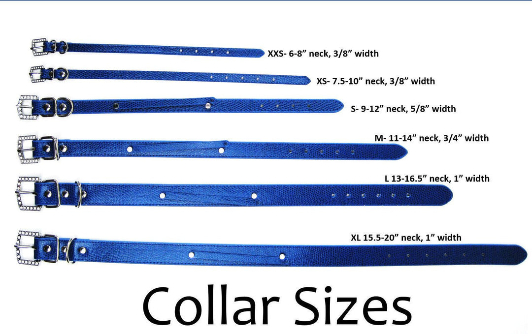 Metallic Plaid Personalized Pet Collars