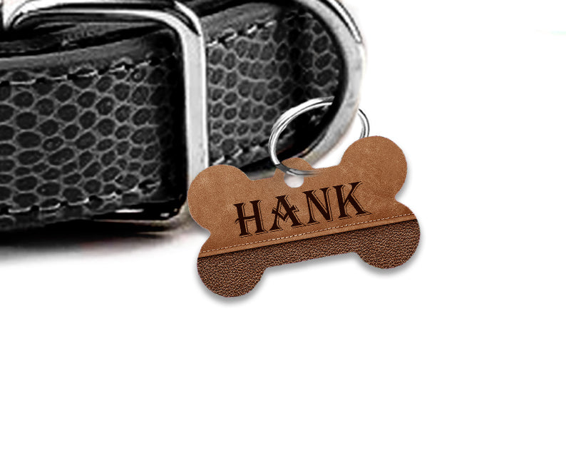 Pet ID Tag | Leather Cowboy