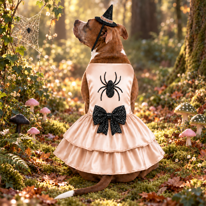 Spiderella Witch Dog Costume