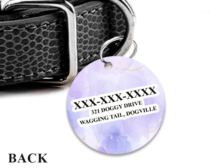 Pet ID Tag | The Periwinkle Marble