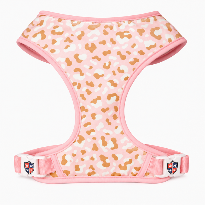 Copy For Testing Pink Vanilla Cheetah Personalized Pet Collar
