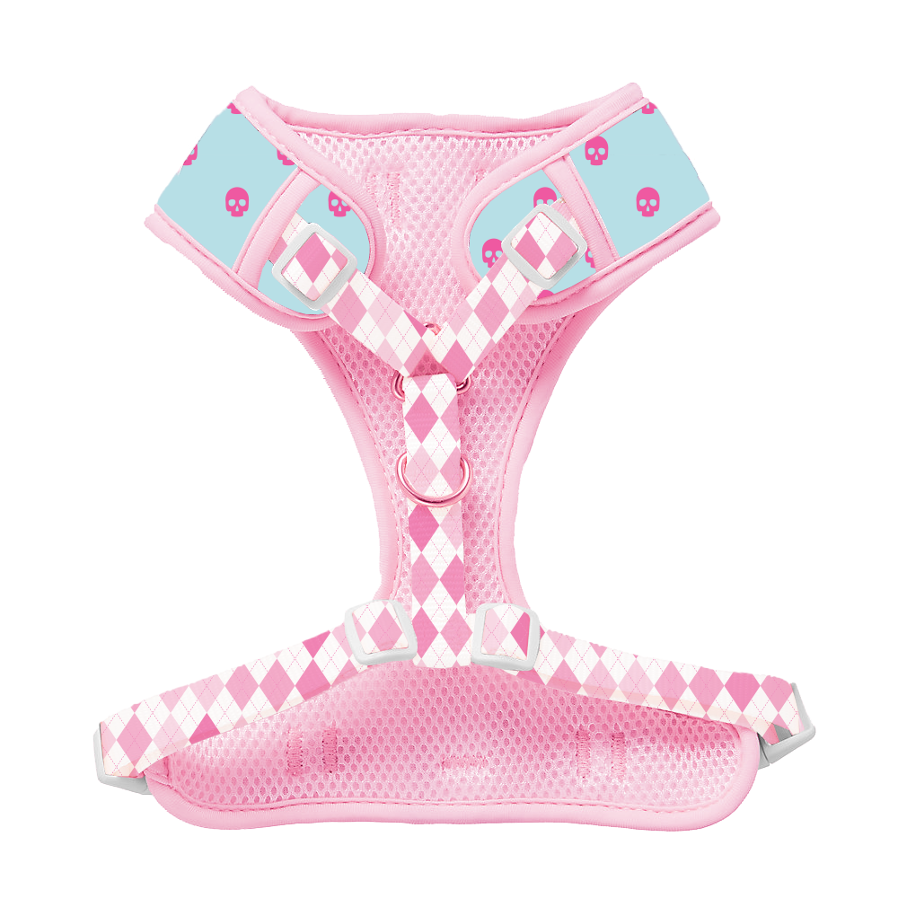 Prissy Skulls Personalized Harness