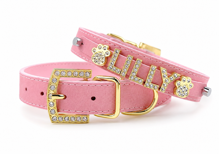 Collar | Baby Pink Suede