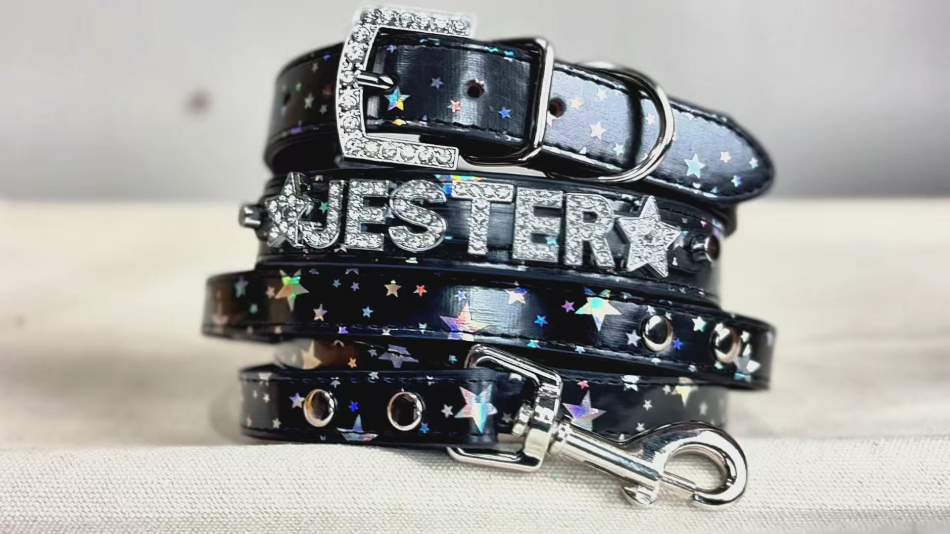 Personalized Collar | Metallic Star
