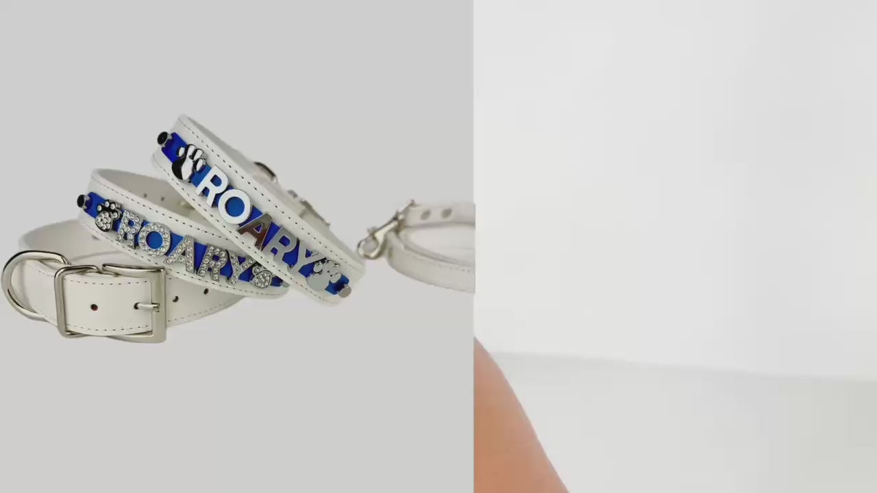 White Spirit Series Personalized Collar | 9 Color Options