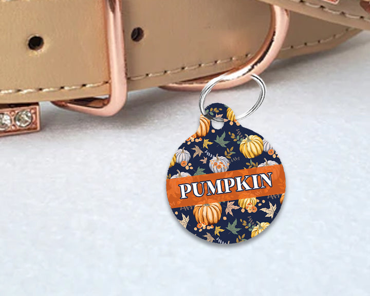 Pet ID Tag | Boujee Pumpkin