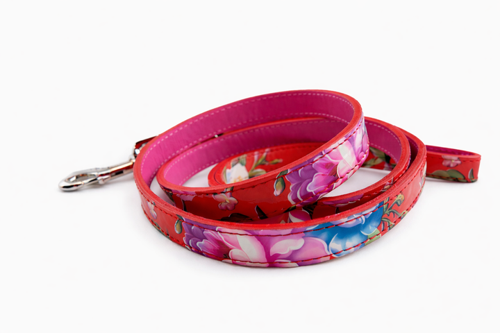 Sweet Retro Floral Personalized collar