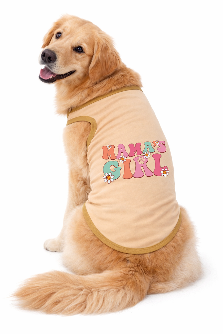 Dog Shirt | Retro Daisy Mama's Girl