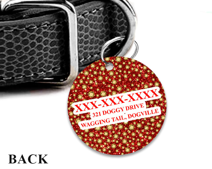 Pet ID Tag | The Rhinestone King