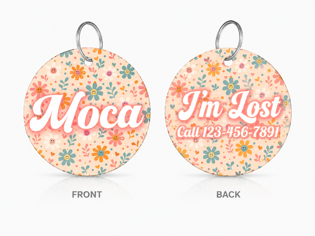 Sunset Rosé Personalized Pet Collar