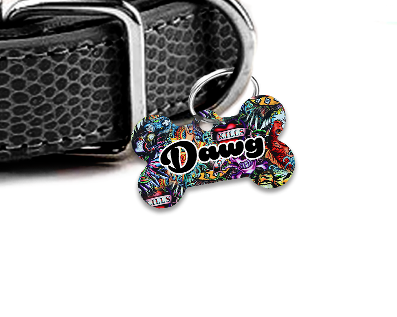 Pet ID Tag | The Tattooed Rebel
