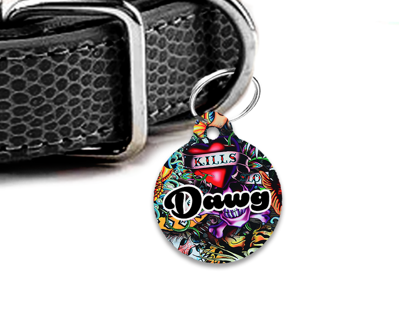 Pet ID Tag | The Tattooed Rebel
