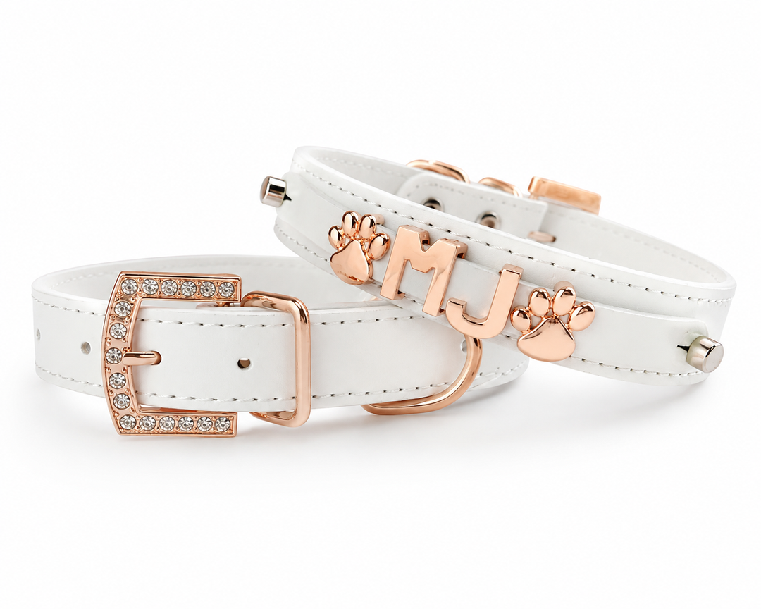 Collar | Rose Gold And White