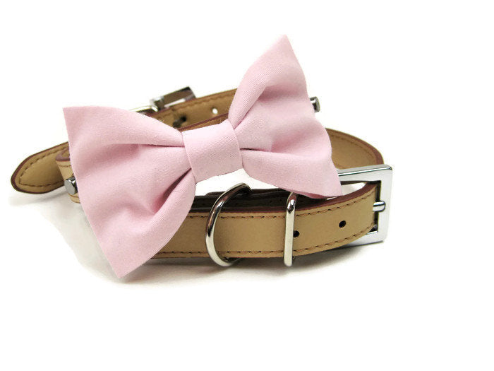 Bowtie Collar | Pale Pink