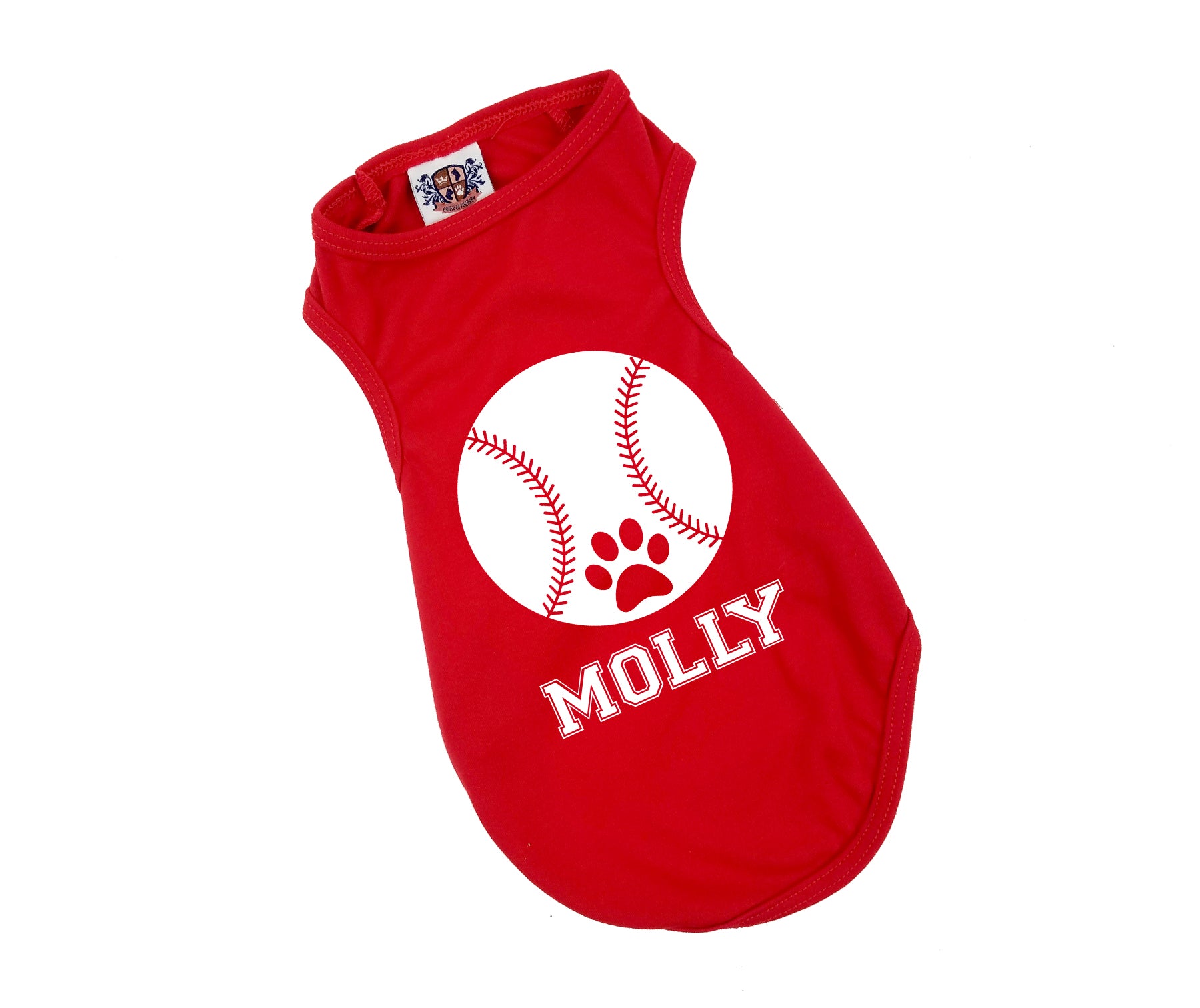 Dog Baseball Personalized Tee