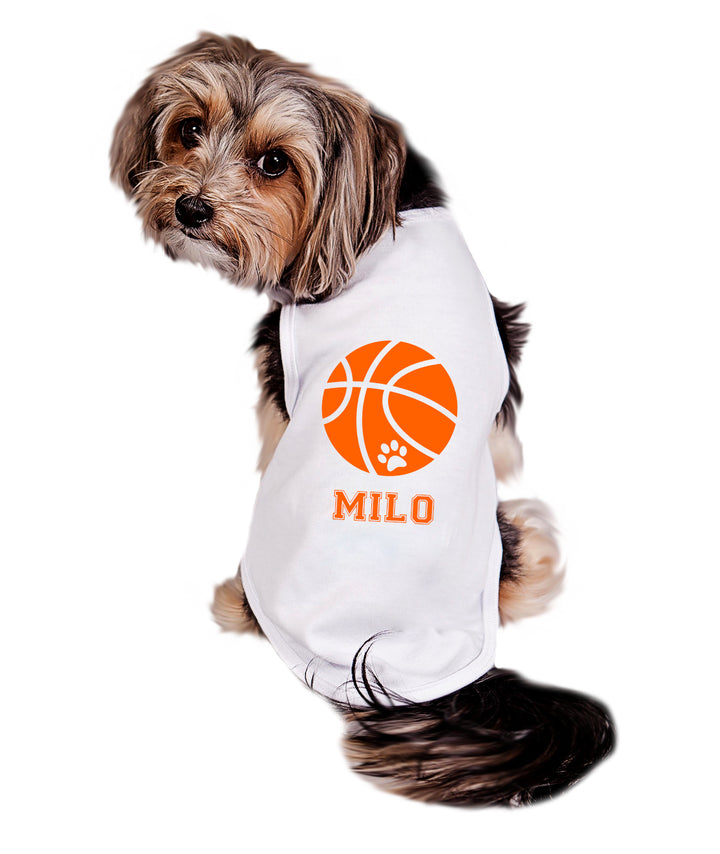 Dog Basketball Personalized Tee