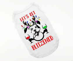 Holiday Dog Shirt | Let's Get Blitzened