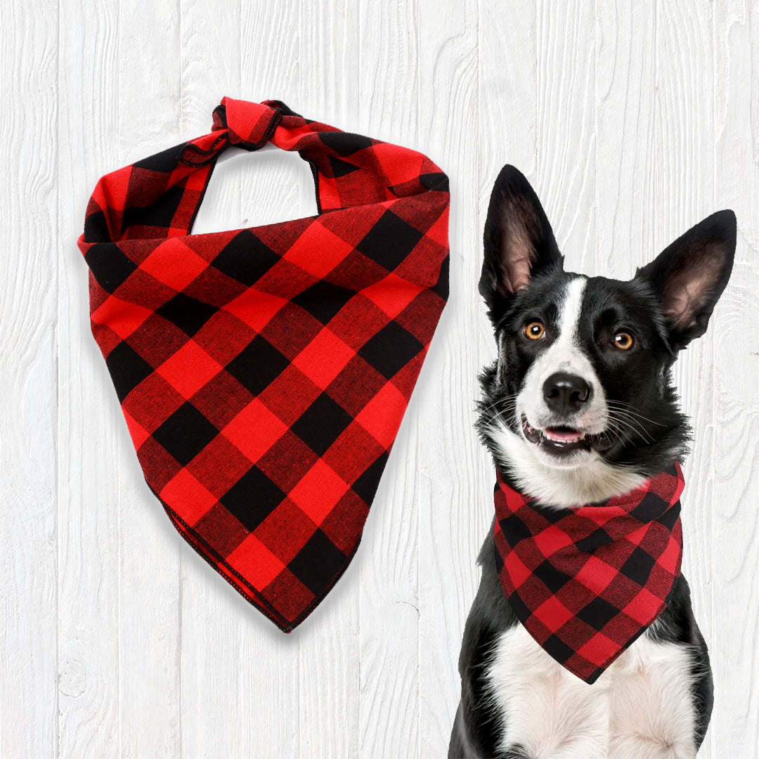 Dog Bandana | Buffalo Plaid