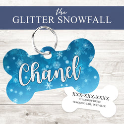 Pet ID Tag | The Glitter Snowfall