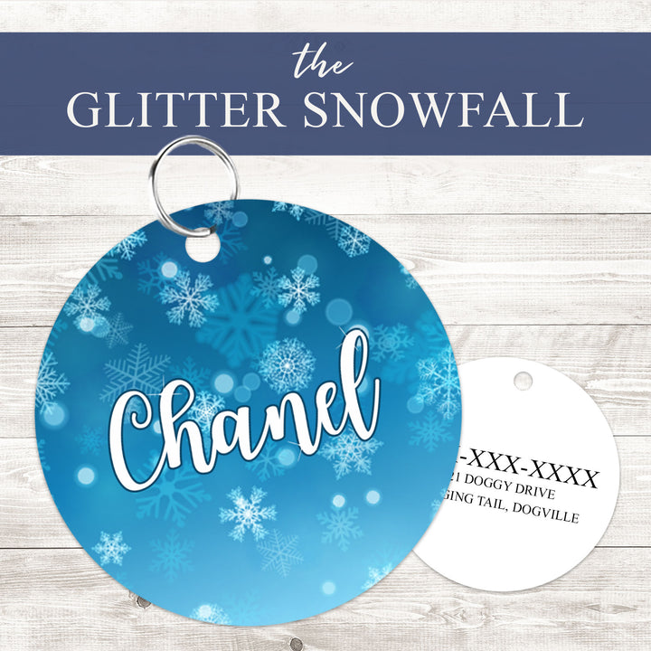 Pet ID Tag | The Glitter Snowfall