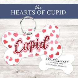Pet ID Tag | Hearts Of Cupid