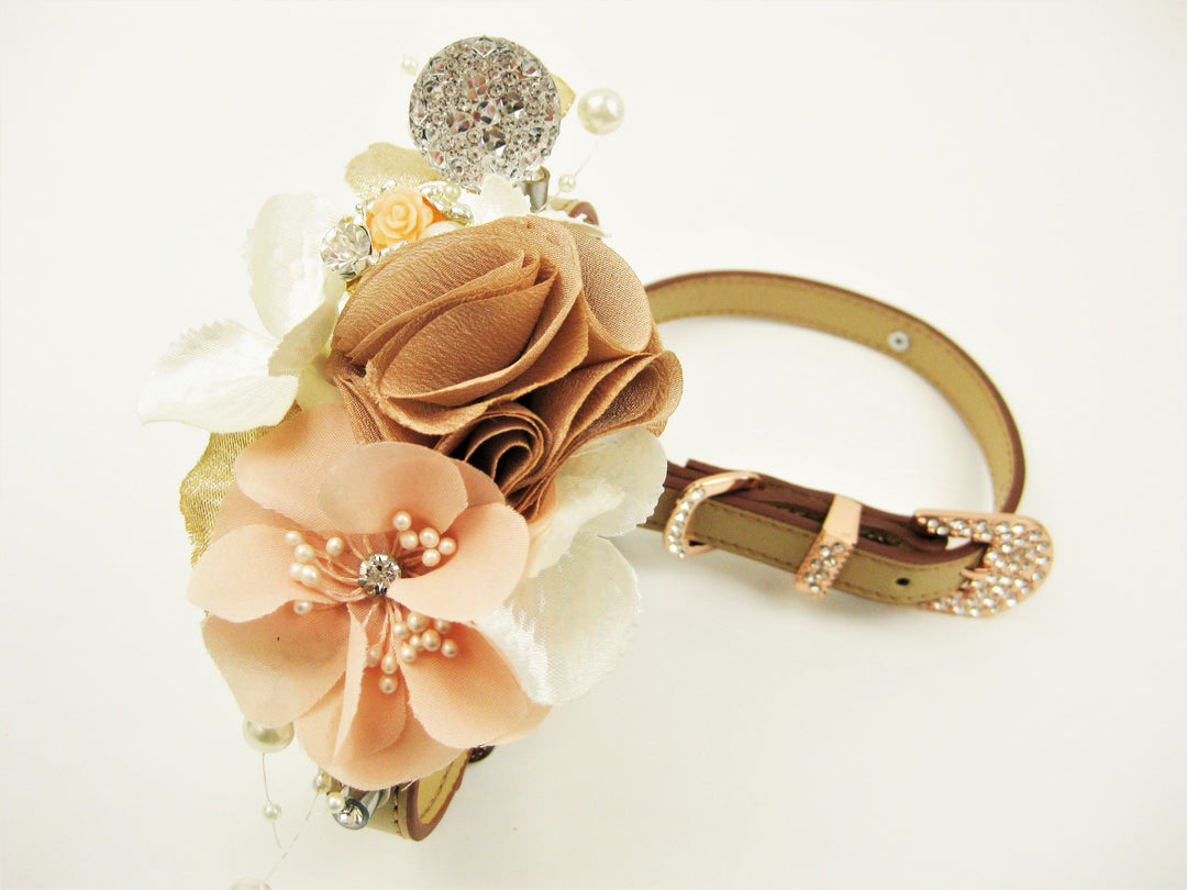 Flower Dog collar | The Gatsby