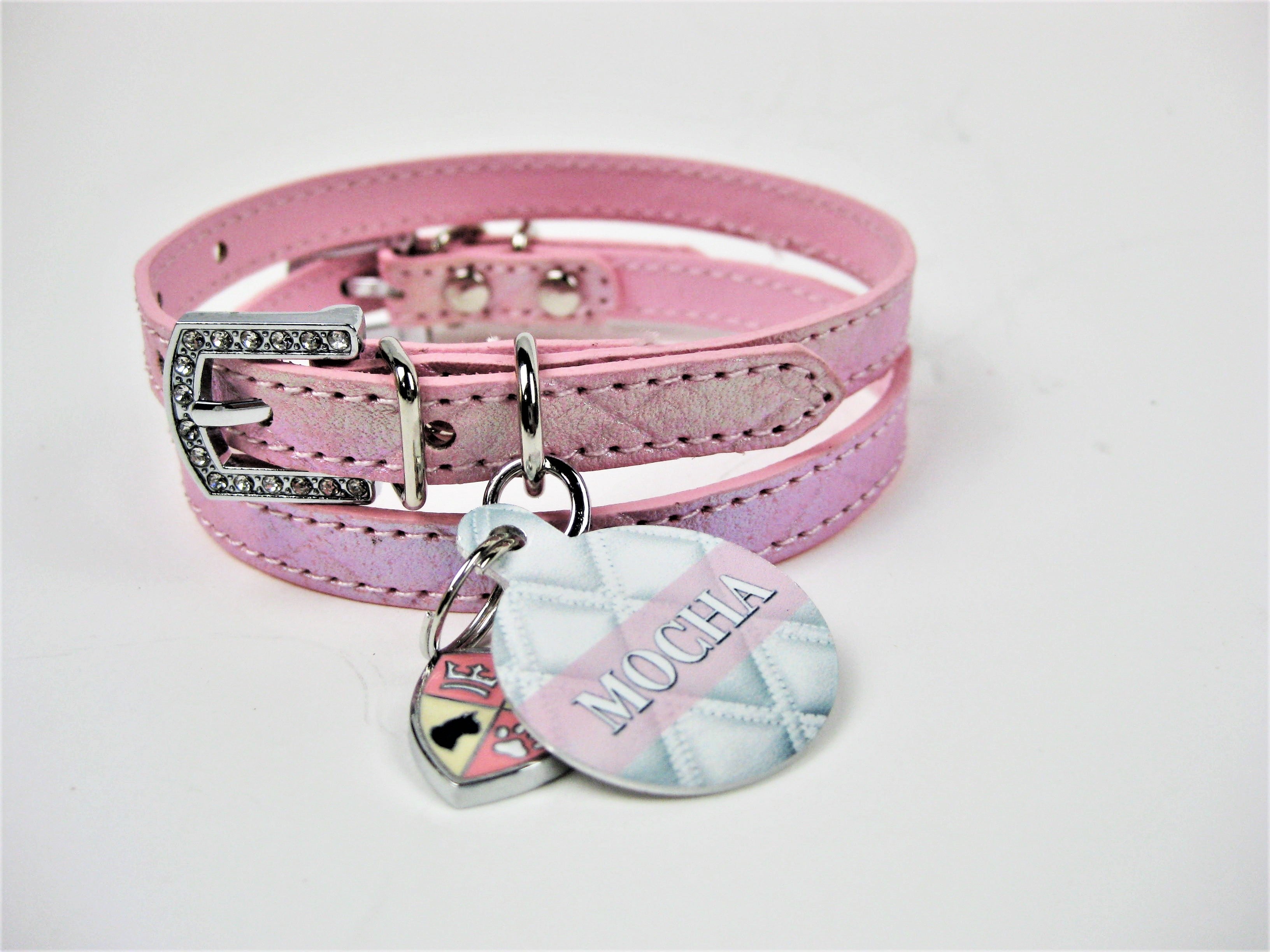 Pet ID Tag | The Pink Quilted Couture