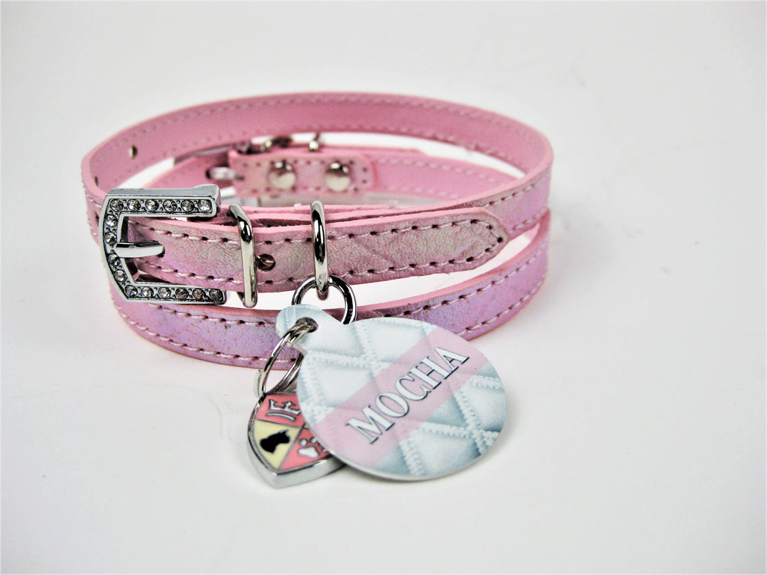 Pet ID Tag | The Pink Quilted Couture