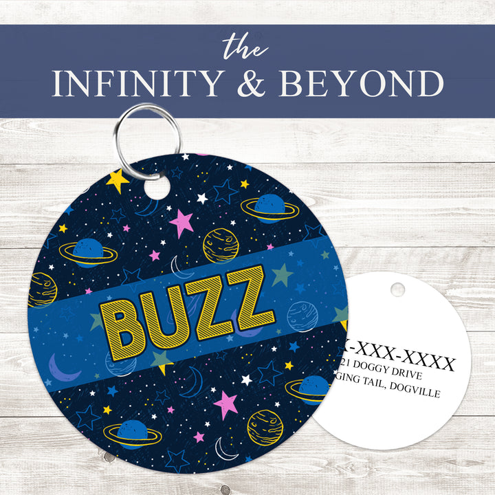 Pet ID Tag | Infinity and Beyond