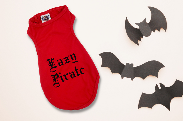 Halloween Dog Shirt | Lazy Pirate