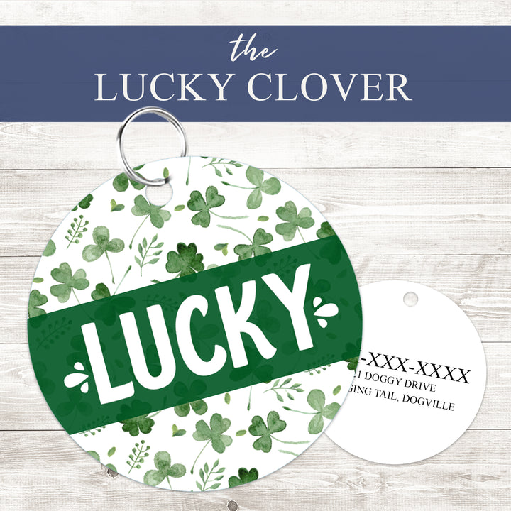 Pet ID Tag | The Lucky Clover
