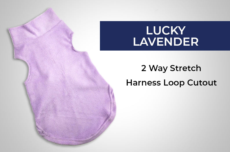 Personalized Snowflake Dog Fleece | Lucky Lavender