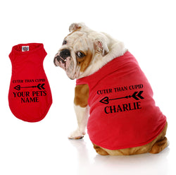 Dog Shirt | Personalized Cuter Than Cupid