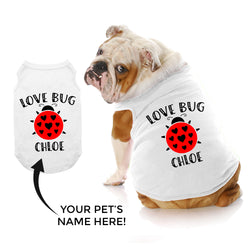 Dog Shirt | Personalized Valentine's Day Love Bug