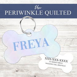 Pet ID Tag | The Periwinkle Quilted Couture