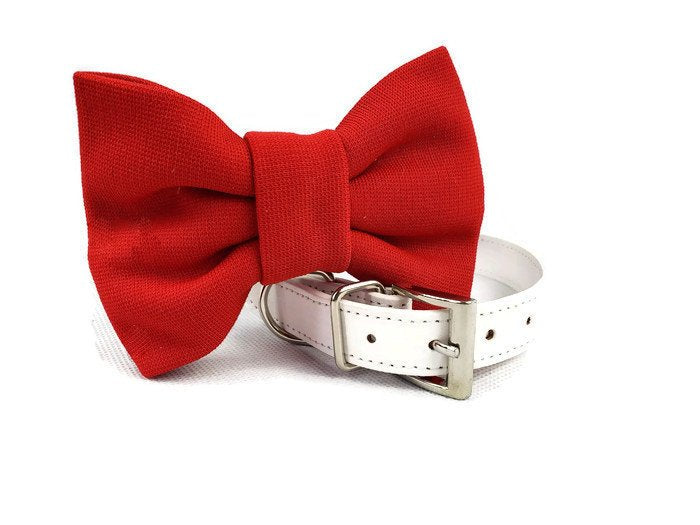Bowtie Dog Collar | Red