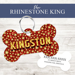 Pet ID Tag | The Rhinestone King